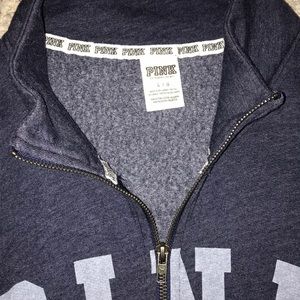 PINK Victoria's Secret Tops - Victoria’s Secret PINK half zip PINK Victoria's Secret Tops - Victoria’s Secret PINK half zip